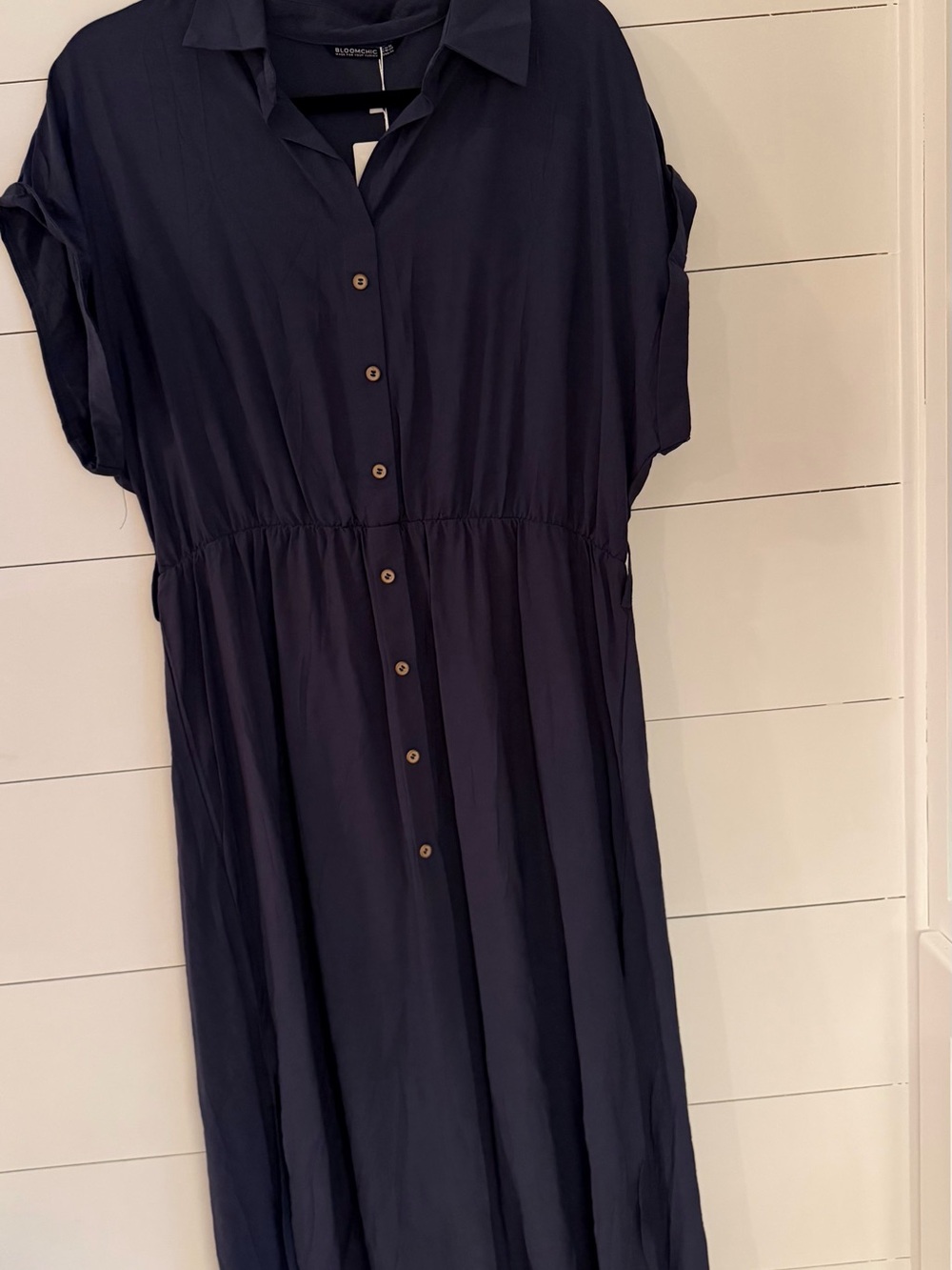Bloomchic Navy Shirt Dress Size 14/16